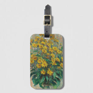 Topinamburblüten von Claude Monet Gepäckanhänger