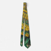 Topinamburblüten von Claude Monet Krawatte (Rückseite)