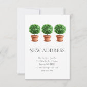 Topische Pflanze | Wir haben uns bewegt | Neue Zuh Ankündigung (Vorderseite)