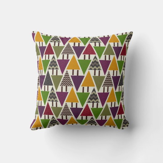 topische Waldlichtung Kissen (Rückseite)