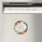 Topisches Blumenkraut | Hochzeit | SAVE THE DATE Magnet (In Situ (Geschirrspüler))