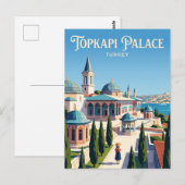 Topkapi Palace Turkey Postkarte (Vorne/Hinten)