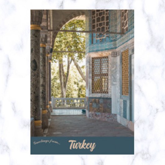 Topkapi-Palast in Istanbul Türkei Postkarte