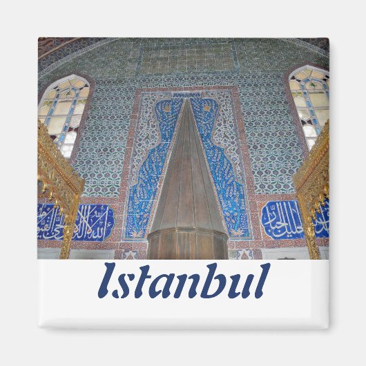Topkapi-Palast-Innenräume Magnet (Vorne)