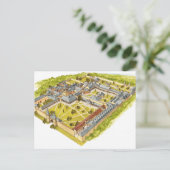 Topkapi-Palast. Istambul Turquey. Luftbild Postkarte (Stehend Vorderseite)