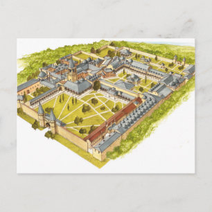 Topkapi-Palast. Istambul Turquey. Luftbild Postkarte