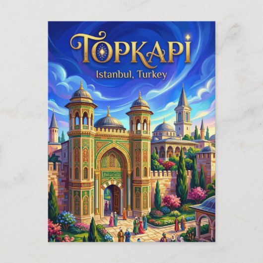 Topkapi-Palast, Istanbul, Marmara Postkarte (Vorderseite)