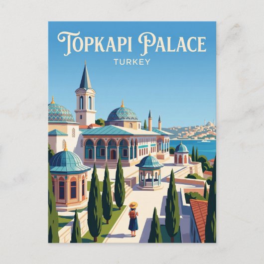 Topkapi-Palast Türkei Postkarte (Vorderseite)