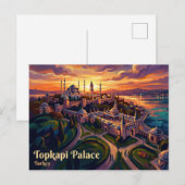 Topkapi-Palast Türkei Postkarte (Vorne/Hinten)