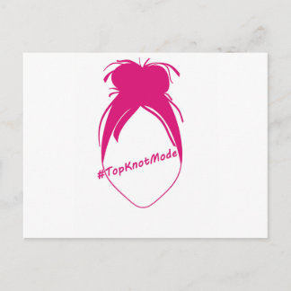 Topknotmode-Merchandise Postkarte