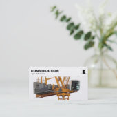 Toplage - Bau - Turmkrane Visitenkarte (Stehend Vorderseite)