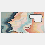 Topo Pastels Samsung Galaxy Hülle (Rückseite (Horizontal))