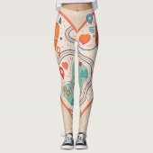 Topografie der Liebe Leggings (Vorderseite)