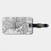 Topografie der Stadt Boston Gepäckanhänger (Rückseite horizontal)