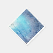 Topografie des Meeresbodens Serviette (Ecke)