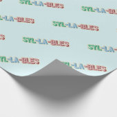 Topografie Geschenkpapier (Ecke)