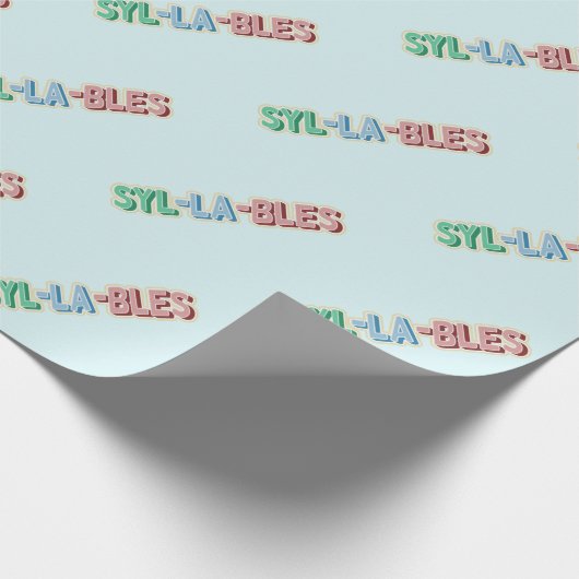 Topografie Geschenkpapier (Ecke)