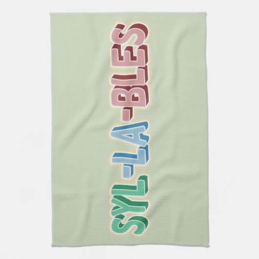 Topografie Geschirrtuch (Vertikal)