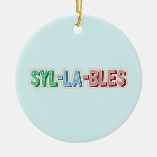 Topografie Keramik Ornament (Vorne)