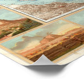 Topografie Mexikos Poster (Ecke)