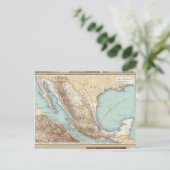 Topografie Mexikos Postkarte (Stehend Vorderseite)