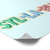 Topografie Poster (Ecke)