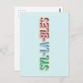 Topografie Postkarte (Vorne/Hinten)