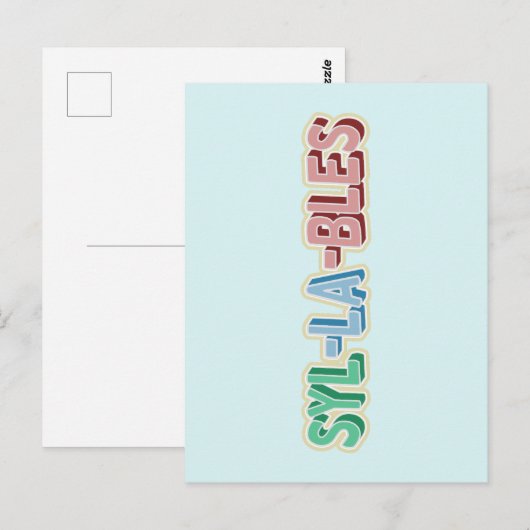 Topografie Postkarte (Vorne/Hinten)