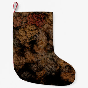 Topografische Aufnahmen von Bäumen Kleiner Weihnachtsstrumpf