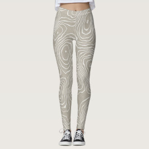 Topografische Erdlinien: Bio Karte Leggings