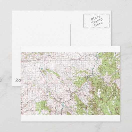 Topografische Karte (Vorne/Hinten)