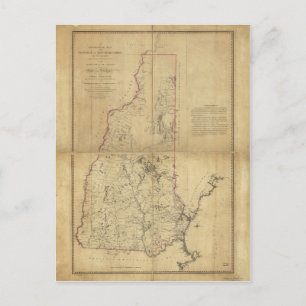 Topografische Karte der Provinz New Hampshire (178