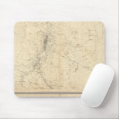 Topografische Karte der Washoe Mining Region Mousepad (Mit Mouse)