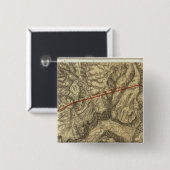 Topografische Karte des Yosemite-Tals Button (Vorne & Hinten)
