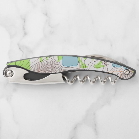 Topografische Karte Kellnermesser (Vorderseite)