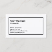 Topografische Karte mit Ihrem Namen und Monogramm (Rückseite)