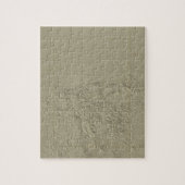 Topografische Karte von Colorado Puzzle (Vertikal)