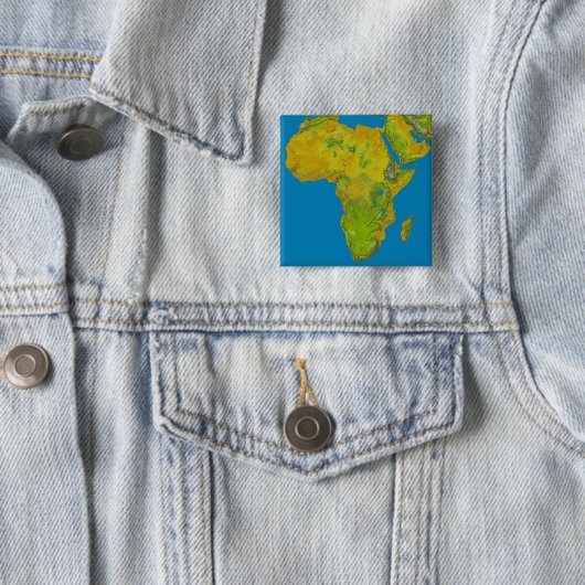 Topografische Sicht Afrikas Button (Beispiel)