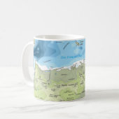 Topografische Tasse San Francisco - Nord (Vorderseite Links)