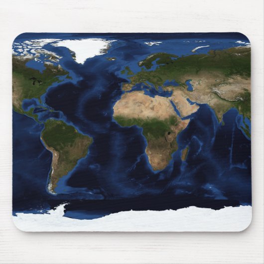 Topografische und bathymetrische Schattierung der  Mousepad (Vorne)