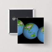 Topografische Weltanschauungen Button (Vorne & Hinten)