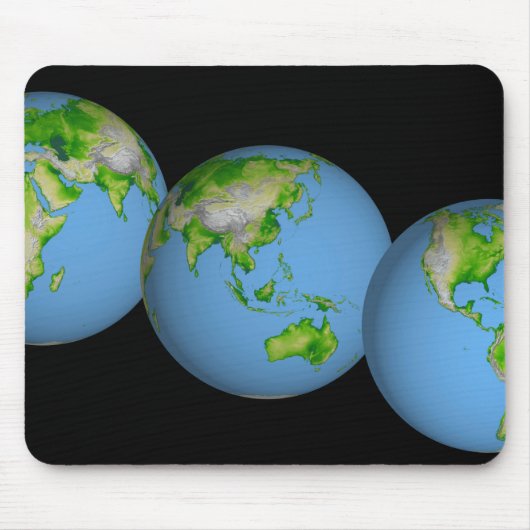 Topografische Weltanschauungen Mousepad (Vorne)