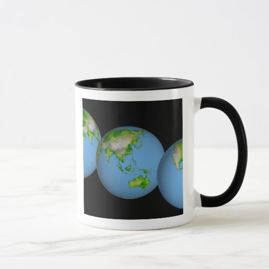 Topografische Weltanschauungen Tasse (Rechts)