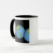 Topografische Weltanschauungen Tasse (Vorderseite Links)