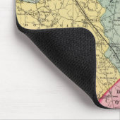 Topografischer Atlas der Landkreis 2 Mousepad (Ecke)