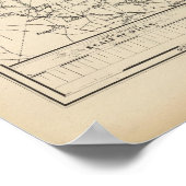 Topografischer Atlas der Landkreis von Maryland 2 Poster (Ecke)