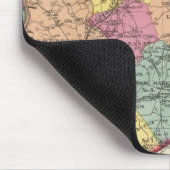 Topografischer Atlas der Maryland-Landkreis 5 Mousepad (Ecke)