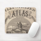 Topografischer Atlas Mousepad (Mit Mouse)