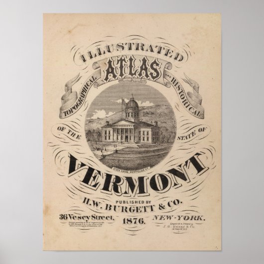 Topografischer Atlas Poster (Vorne)