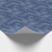 Topografischer Bio Druck der Erdlinie. Geschenkpapier (Ecke)